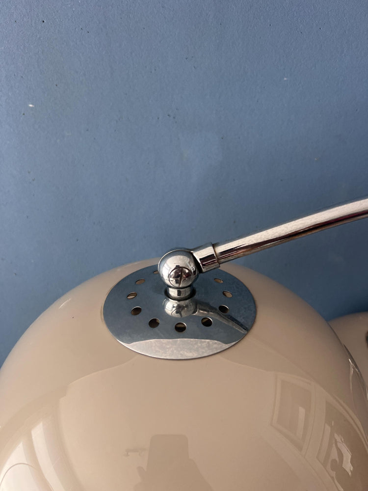 Mid Century Dijkstra Double Arc Mushroom Floor Lamp