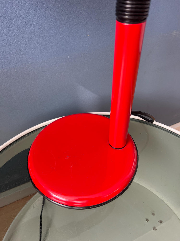 Mid Century Flexible Red Space Age Table Lamp