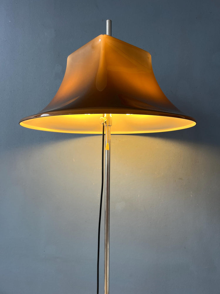 Mid Century Witch Hat Space Age Floor Lamp by Willem Hagoort