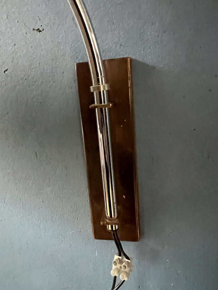 Dijkstra Mid Century Mushroom Arc Wall Lamp