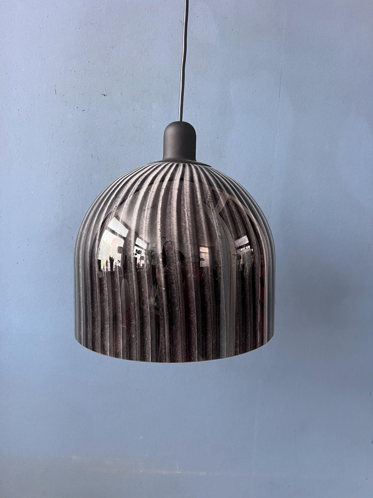 Mid Century Glass Hanging Lamp By Peill and Putzler
