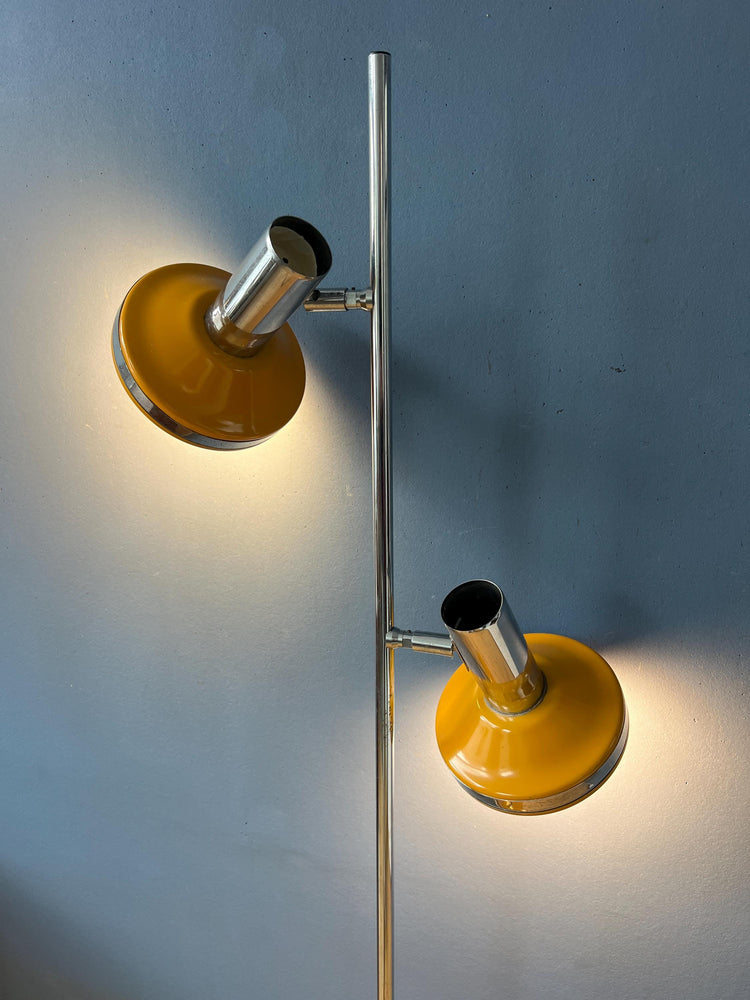 Mid Century Space Age Hustadt Leuchten Floor Lamp