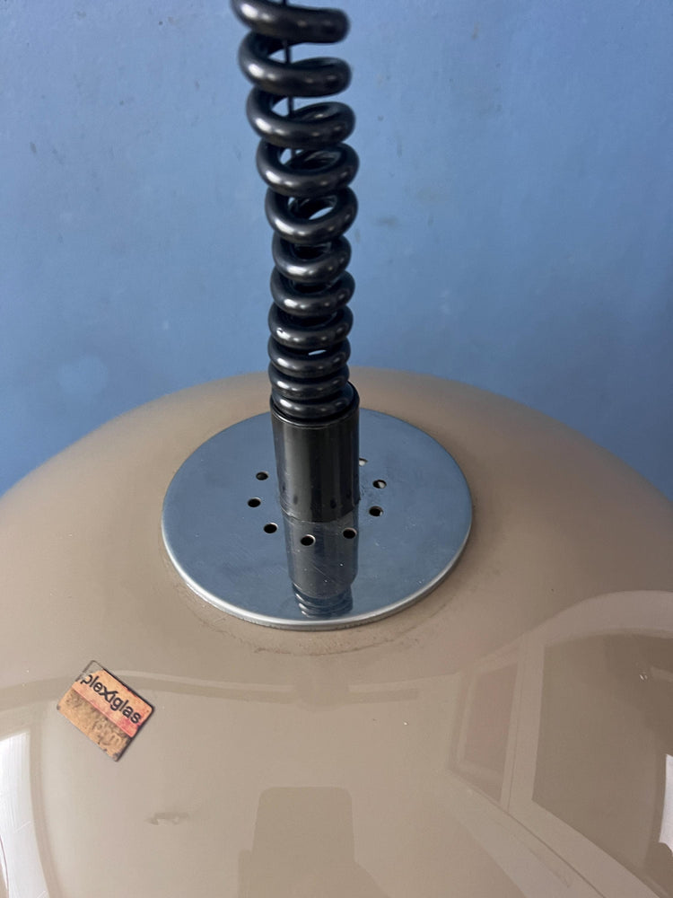 Vintage Dijkstra Space Age Mushroom Pendant Lamp, Mid Century Modern Ceiling Light