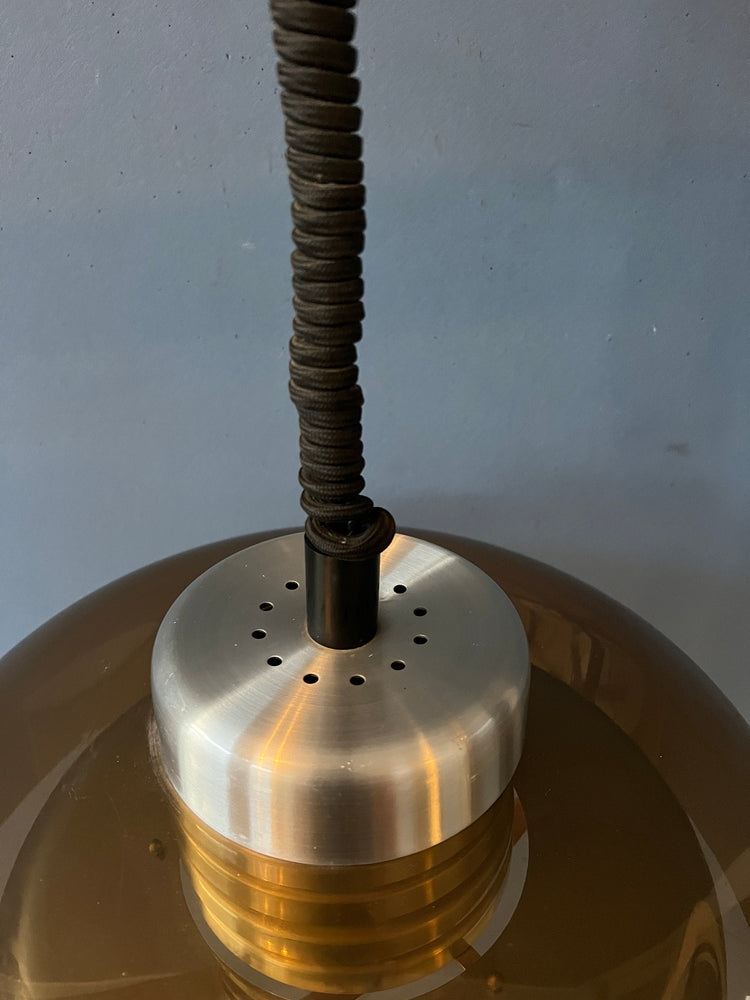 Mid Century Herda Space Age Pendant / Vintage Lighting / Retro Lamp 70s