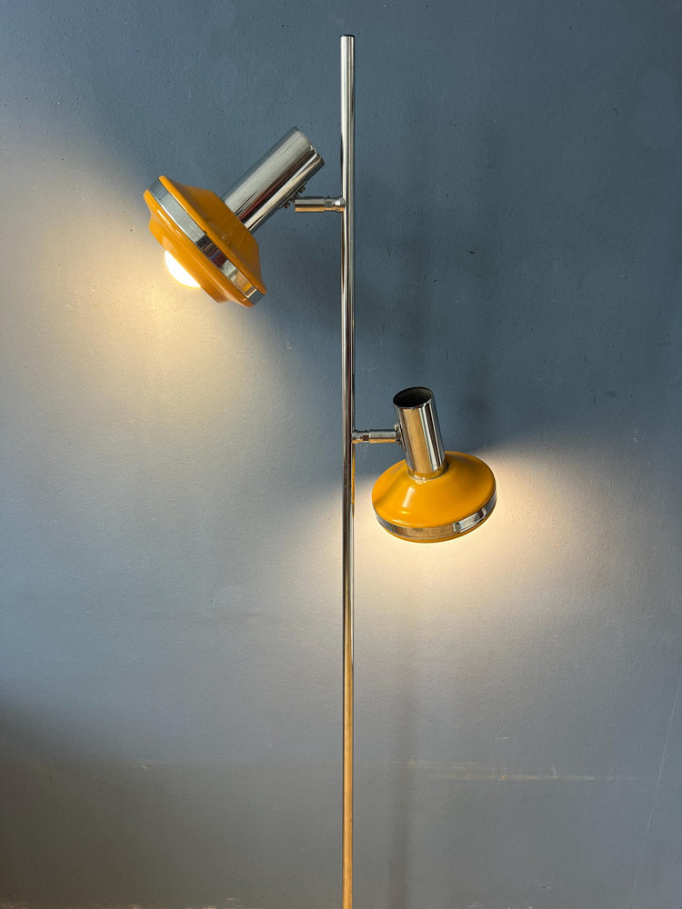 Mid Century Space Age Hustadt Leuchten Floor Lamp
