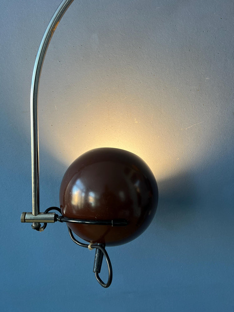 Vintage Herda Eyeball Wall Lamp - Space Age 70s Arc Light Fixture
