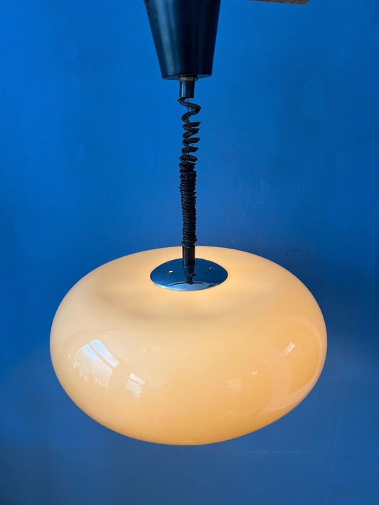 Space Age UFO Mushroom Plexiglass Suspension Pendant Lamp