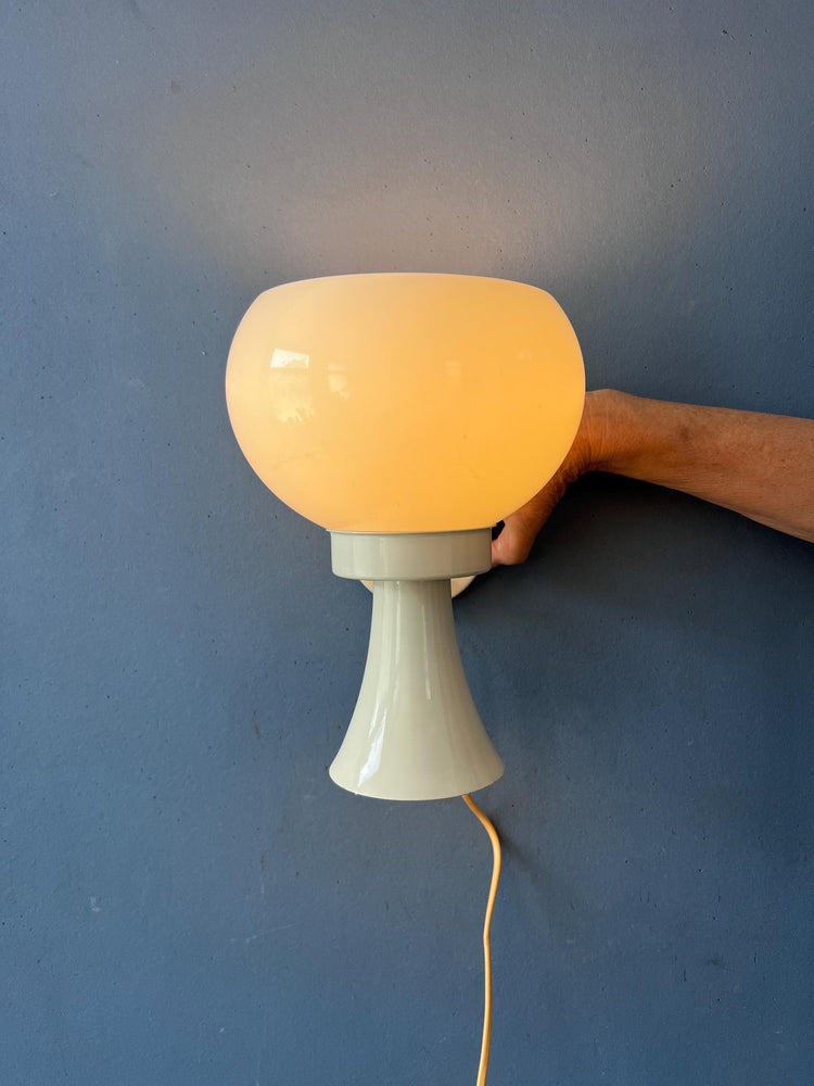 Vintage Herda Diabolo Mushroom Wall Lamp | 1970s Space Age Wall Light