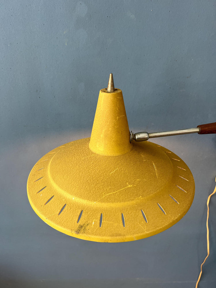 Vintage Swing Arm Van Doorn Wall Lamp in Style of Rietveld's Panama