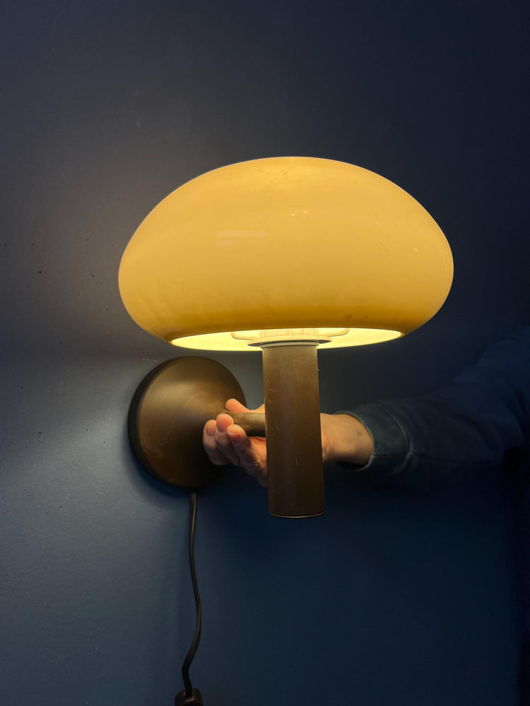 Vintage Massive Mushroom Space Age Wall Sconce