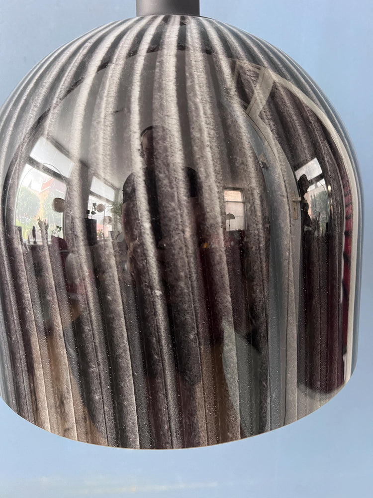 Mid Century Glass Hanging Lamp By Peill and Putzler