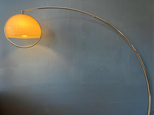 Vintage Mid Century Guzzini Space Age Arc Floor Lamp