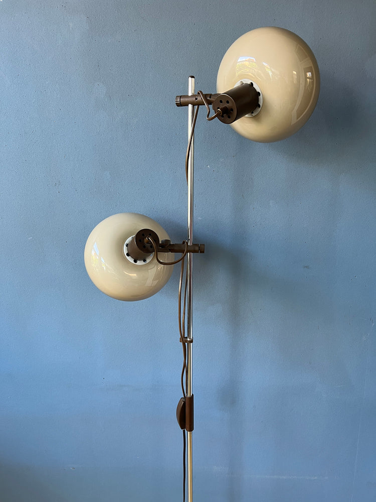 Vintage Mushroom Space Age Floor Lamp by Herda