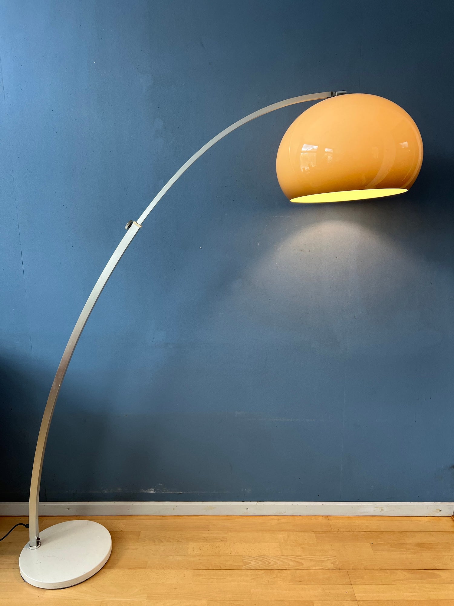 Vintage Mid Century GEPO Space Age Mushroom Arc Floor Lamp VintageChampignon