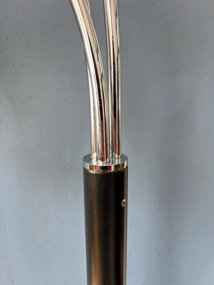 Vintage Dijkstra Space Age Mushroom Triple Arc Floor Lamp