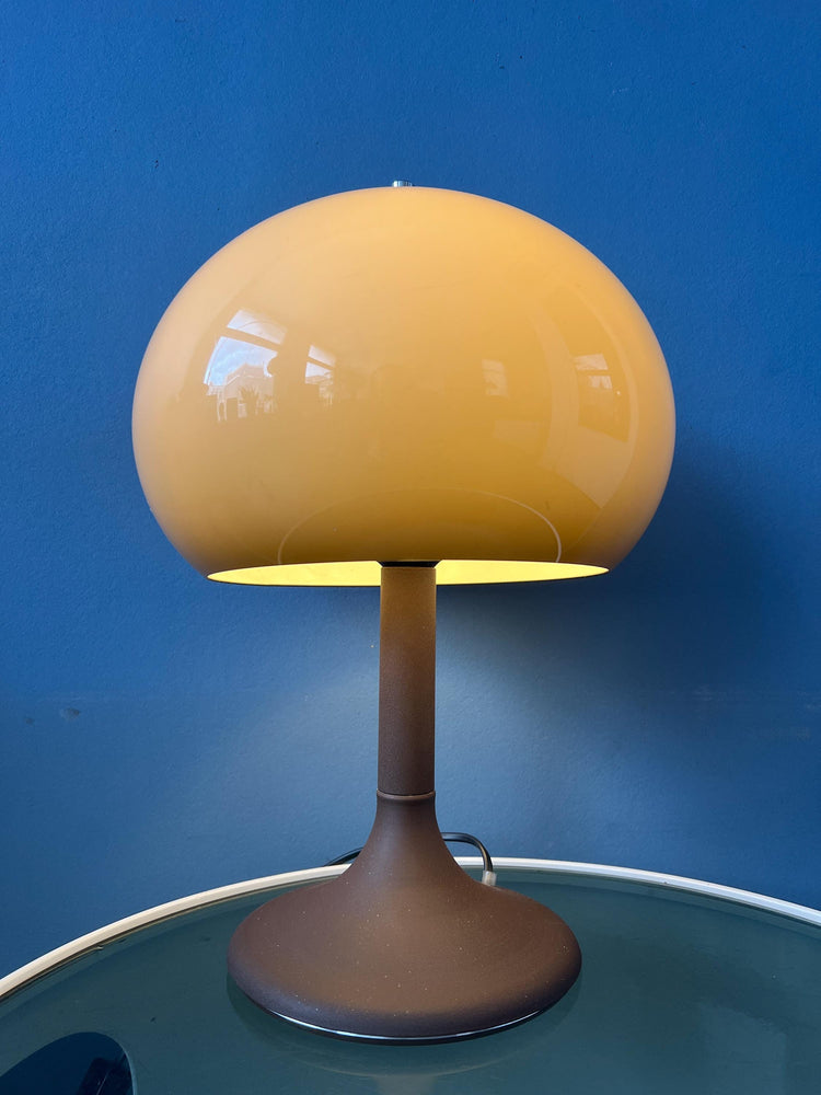 Vintage Mid Century Herda Space Age Mushroom Table Lamp