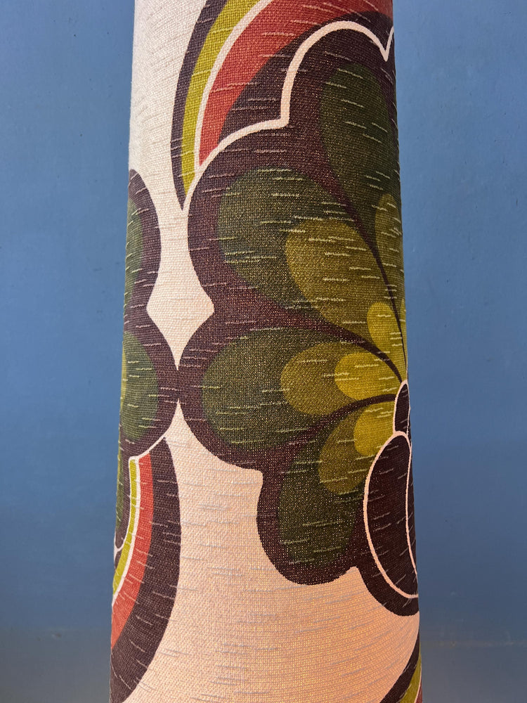 Vintage West Germany Green Ceramic Space Age Floor Lamp