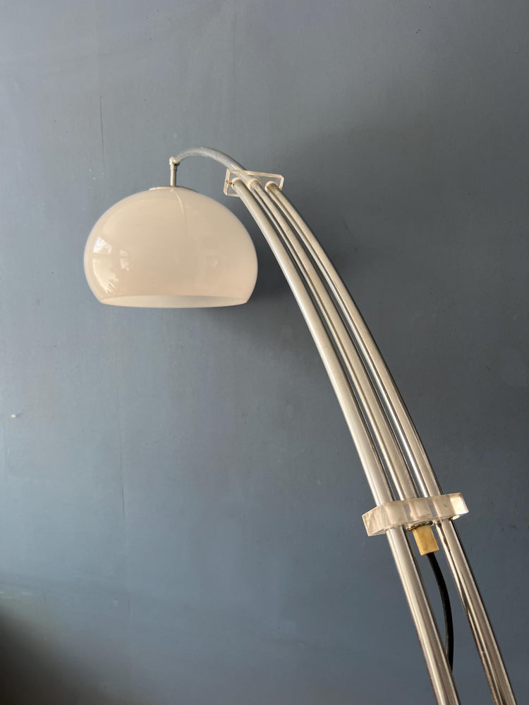 Vintage Space Age Arc Floor Lamp with Marble Base