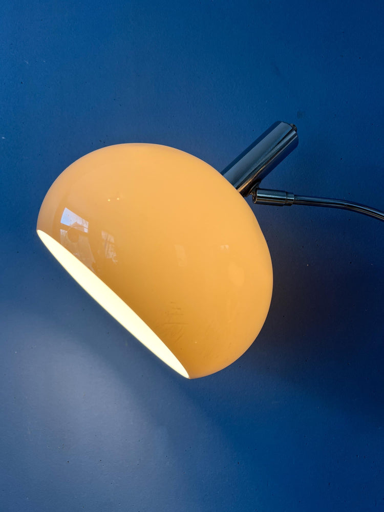Vintage Dijkstra Space Age Double Arc Mushroom Wall Lamp