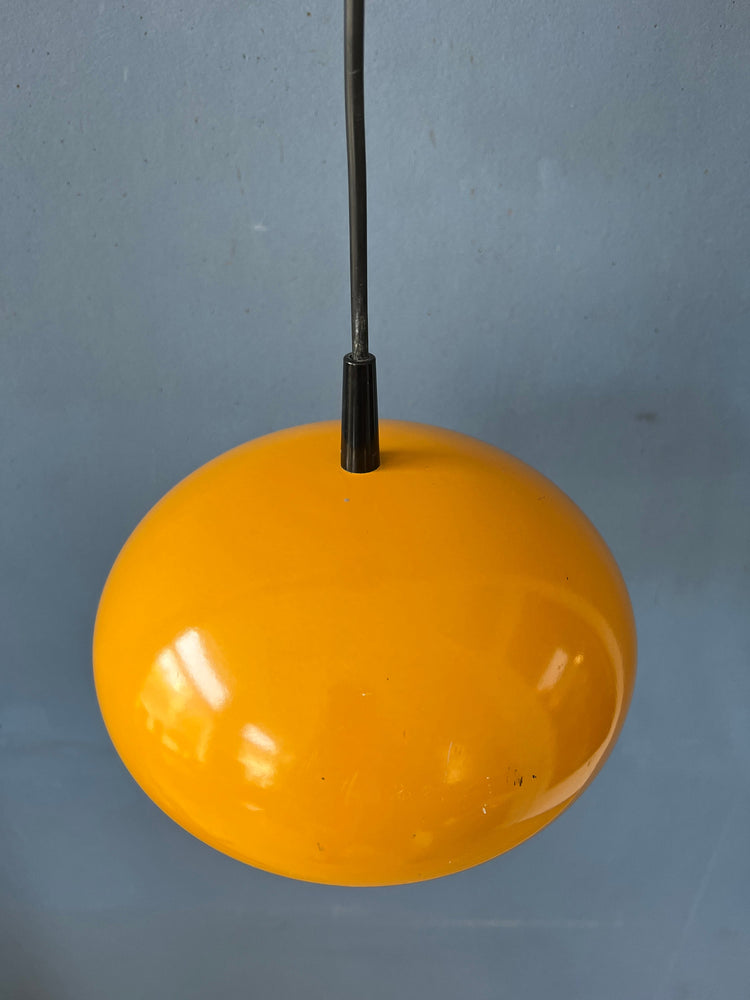 Yellow Pendant Lamp - Space Age Pendant Light - UFO Lamp