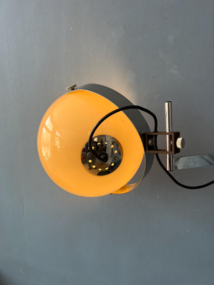 Swing Arm Dijkstra Space Age Mushroom Wall Lamp