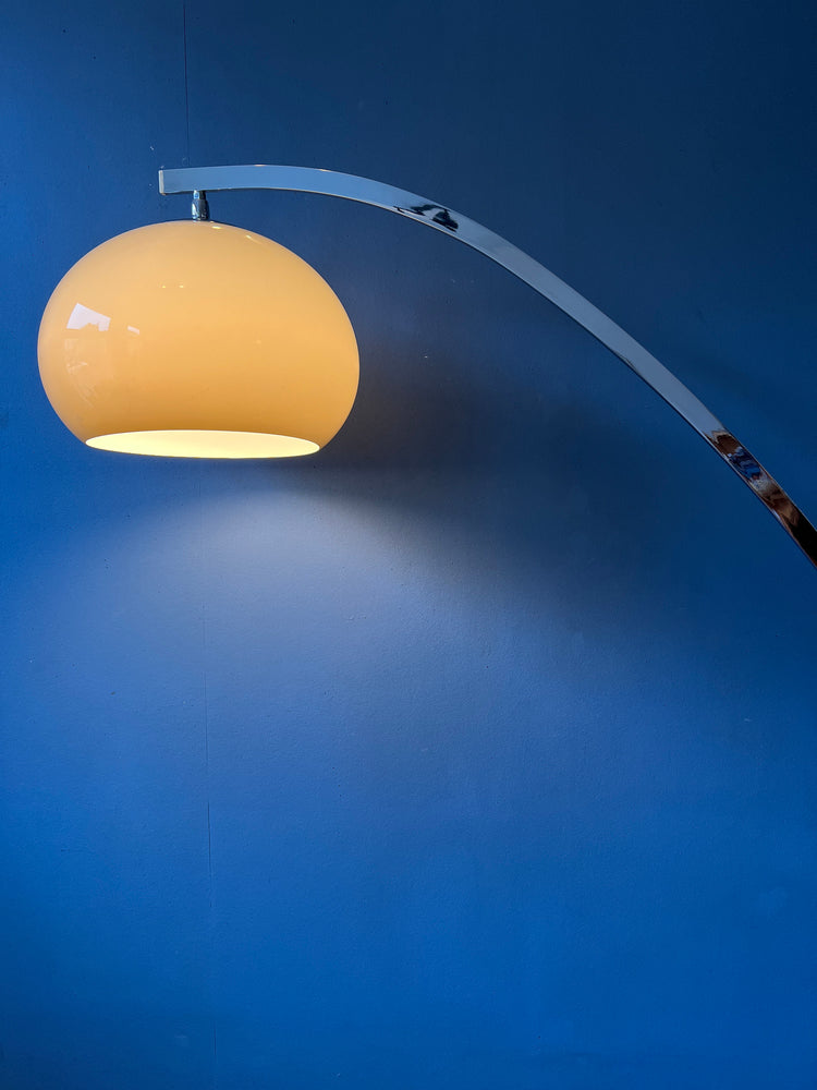 Vintage Hustadt Leuchten Mushroom Arc Floor Lamp