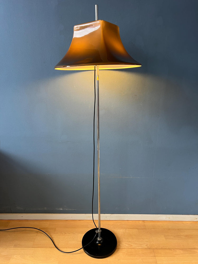Mid Century Witch Hat Space Age Floor Lamp by Willem Hagoort