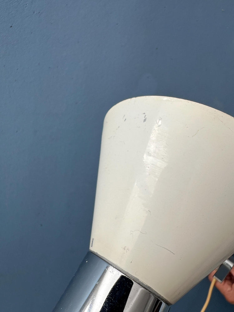 Beige Herda Diabolo Mid Century Swing Arm Wall Lamp