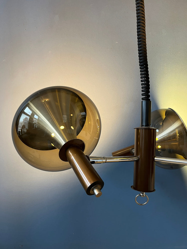 Vintage Dijkstra Space Age Pendant Lamp / Chandelier