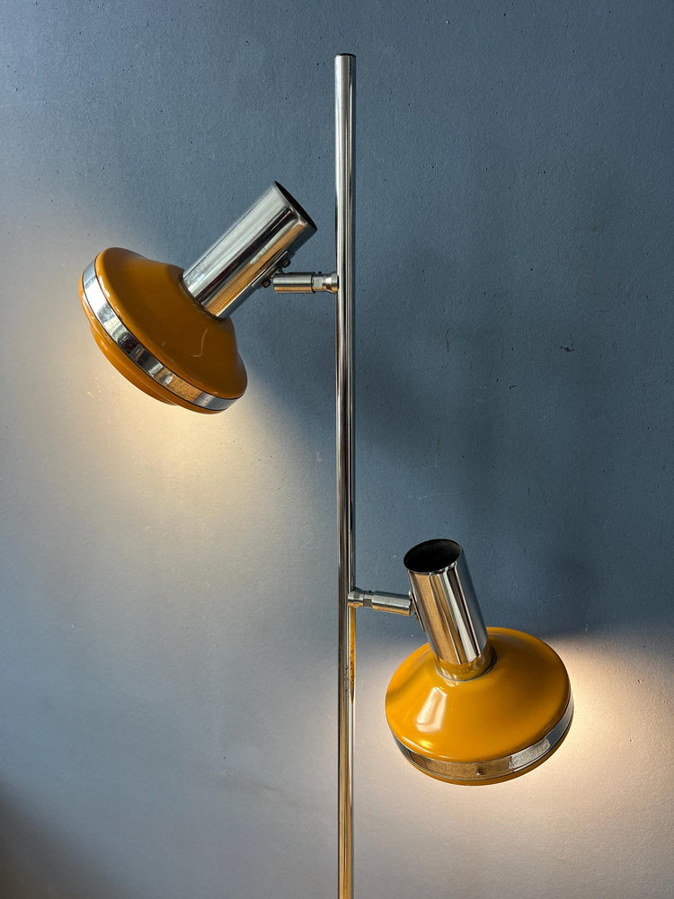 Mid Century Space Age Hustadt Leuchten Floor Lamp