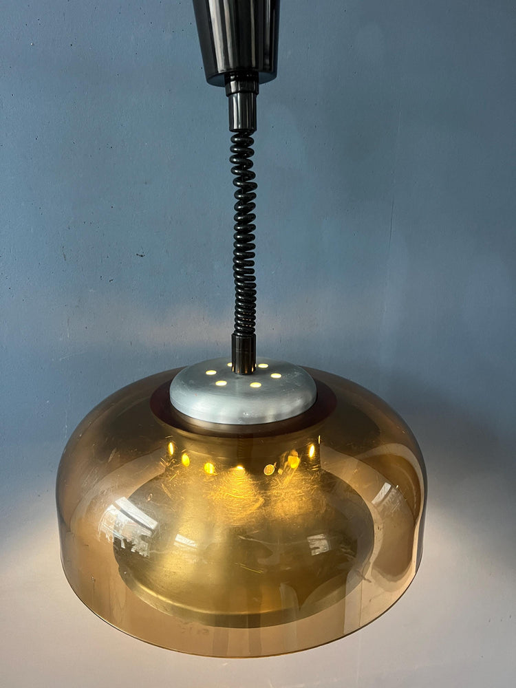 Vintage Mid Century Herda Space Age Pendant Lamp