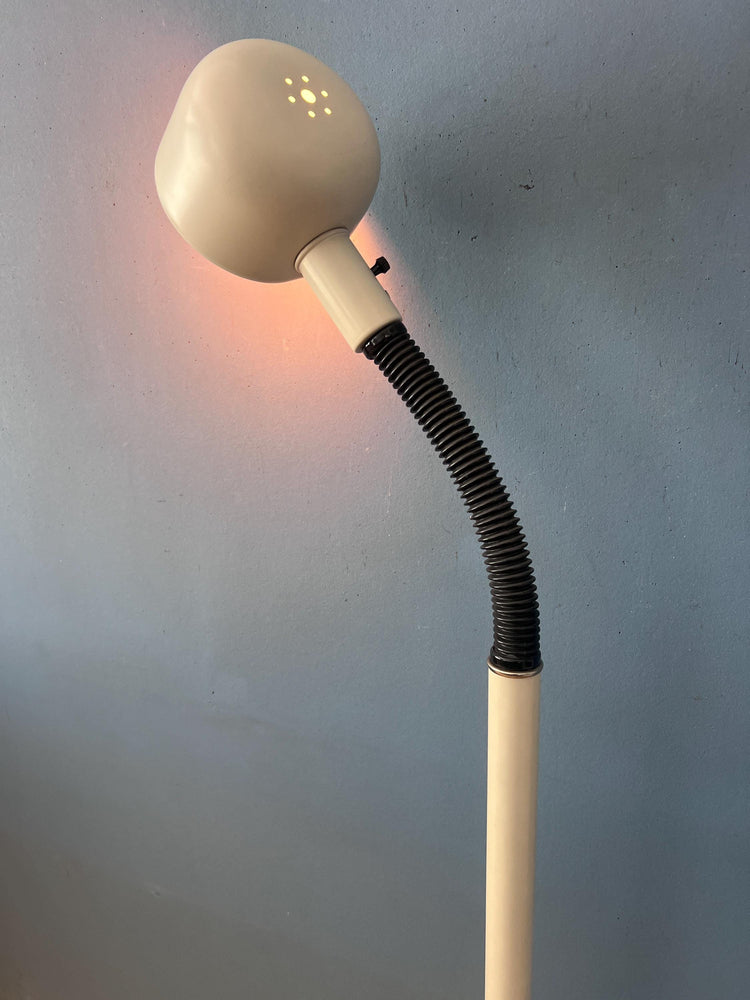 Mid Century Space age Gooseneck Cobra Floor Lamp