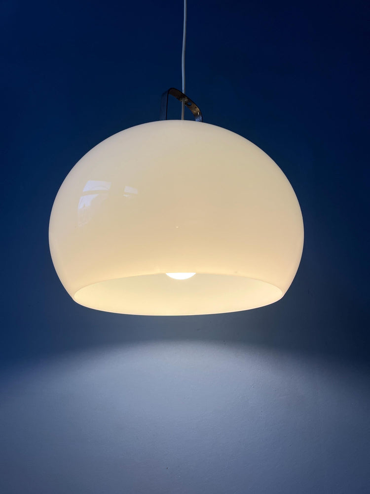 Vintage Guzzini Inspired Mushroom Pendant Lamp