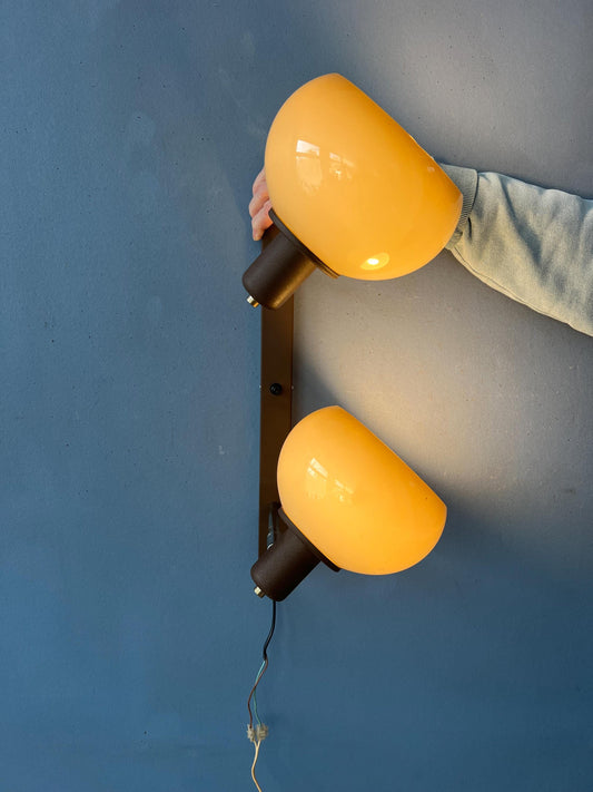 Vintage Mid Century Herda Mushroom Wall Lamp