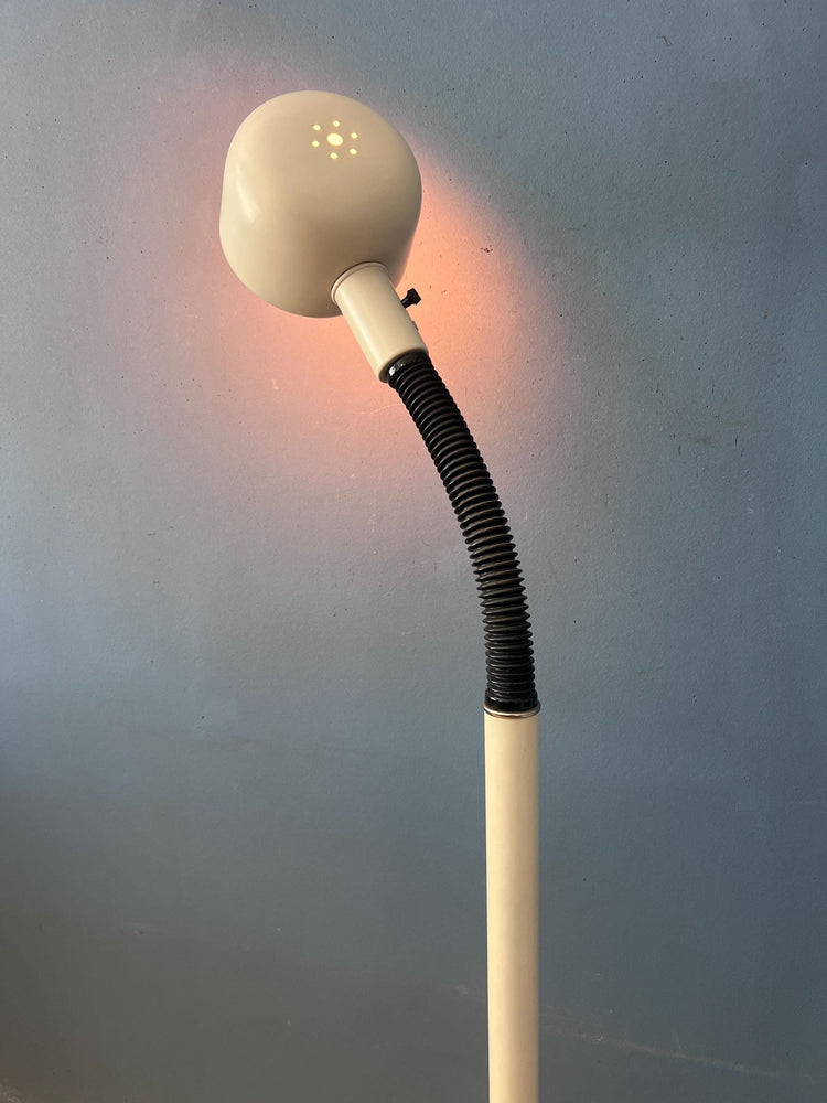 Mid Century Space age Gooseneck Cobra Floor Lamp