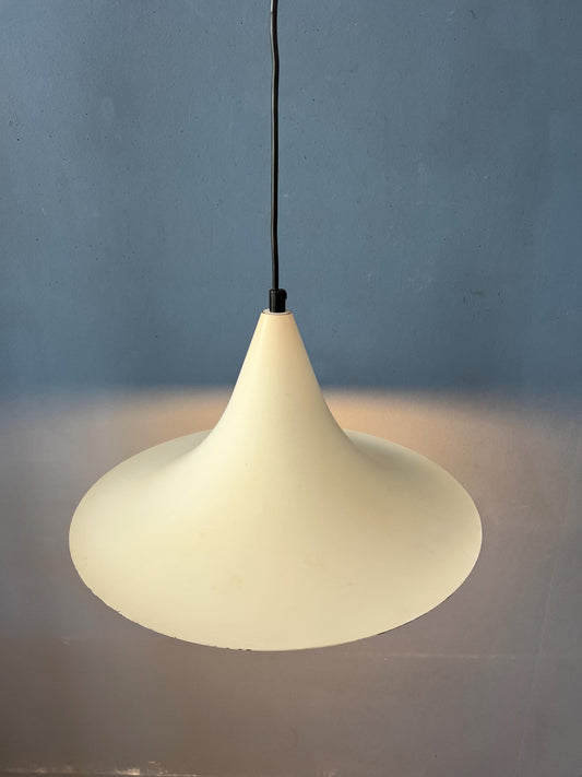 Vintage Metal Witch Hat Space Age Pendant Lamp