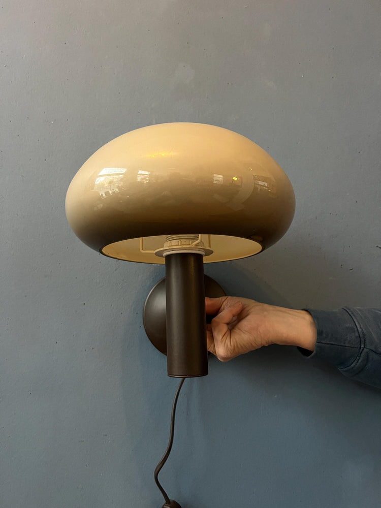 Vintage Massive Mushroom Space Age Wall Sconce