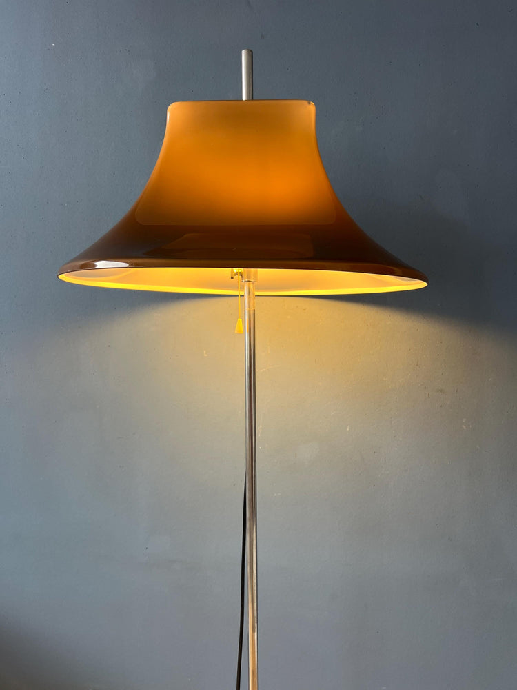 Mid Century Witch Hat Space Age Floor Lamp by Willem Hagoort