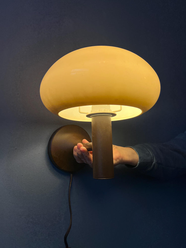 Vintage Massive Mushroom Space Age Wall Sconce