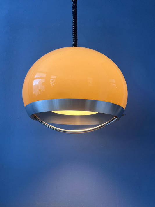 Vintage Dijkstra Space Age Mushroom Pendant Lamp, Mid Century Modern Ceiling Light