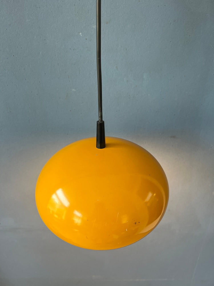 Yellow Pendant Lamp - Space Age Pendant Light - UFO Lamp