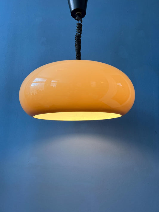 Space Age UFO Mushroom Plexiglass Suspension Pendant Lamp