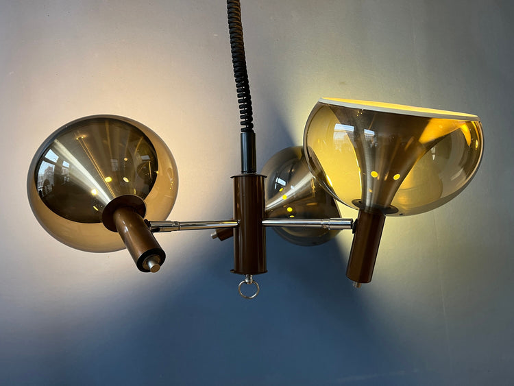 Vintage Dijkstra Space Age Pendant Lamp / Chandelier