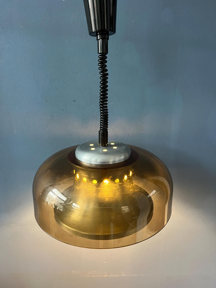 Vintage Mid Century Herda Space Age Pendant Lamp