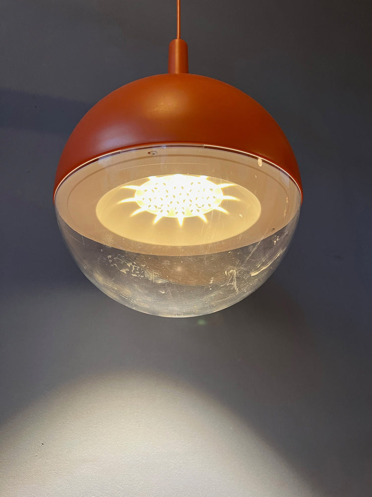 Mid Century Orange Ikea Väster Space Age Pendant Light