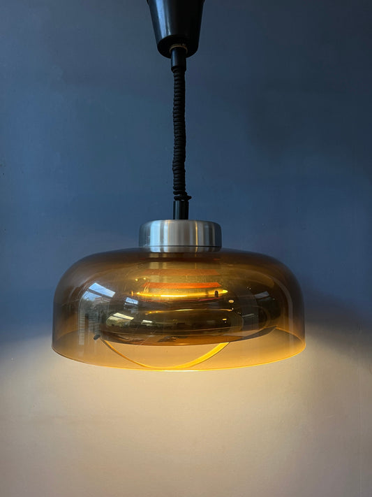Mid Century Herda Space Age Pendant / Vintage Lighting / Retro Lamp 70s