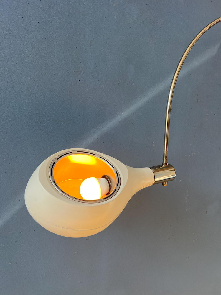 Vintage Beige Temde Leuchten Arc Wall Lamp
