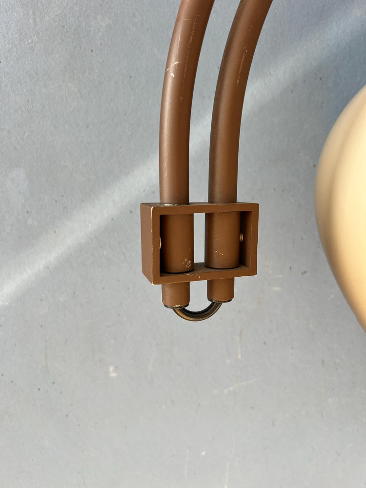 Mid Century Dijkstra Space Age Double Arc Wall Lamp