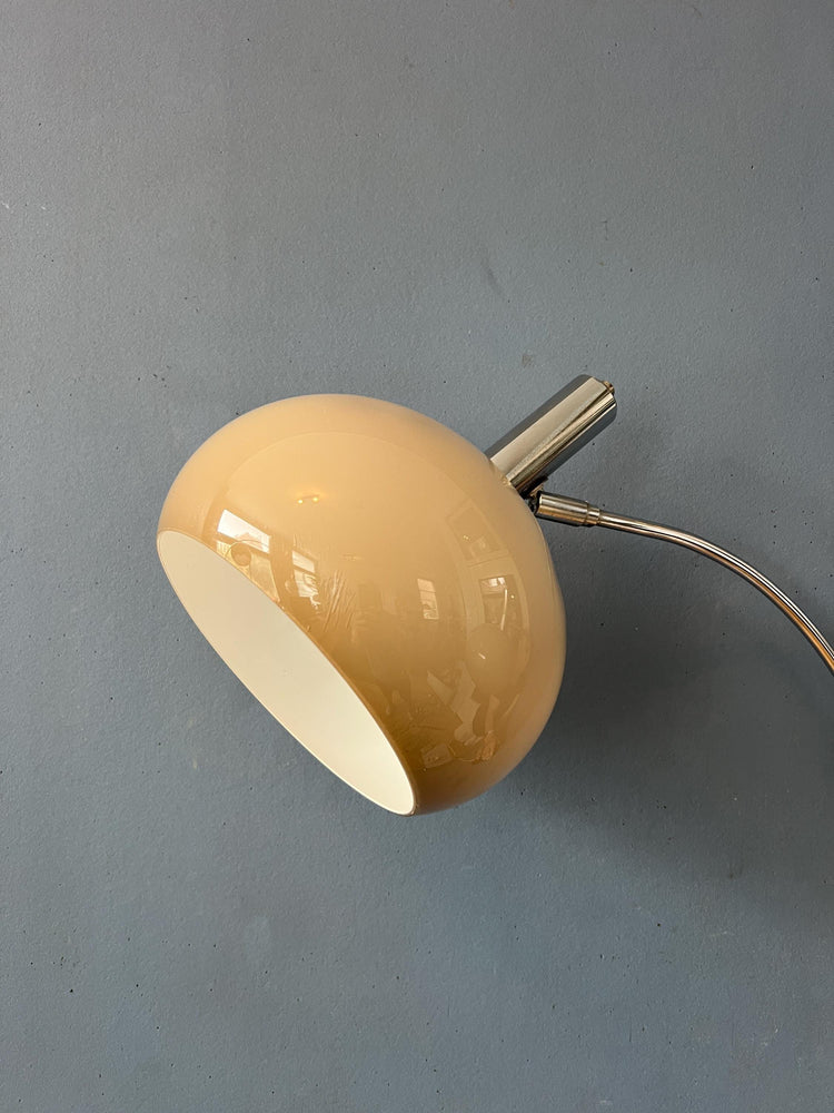 Vintage Dijkstra Space Age Double Arc Mushroom Wall Lamp