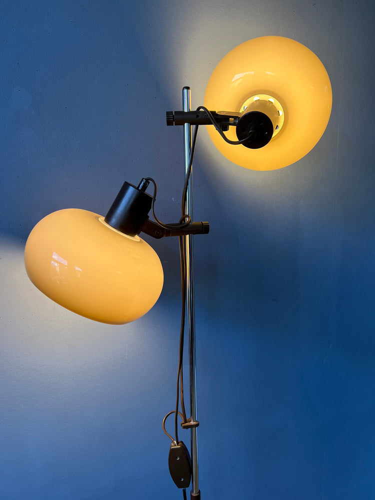 Vintage Mushroom Space Age Floor Lamp by Herda